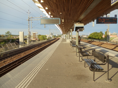 &Aring;rstaberg (home) train station/stop.